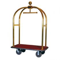 LUGGAGE CART WITH DOME GOLD BRASS
