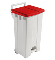 90 LT BIN WITH RED LID