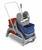 NICK - 50 L TROLLEY-GREY COLOUR W/VARNISHED HANDLE