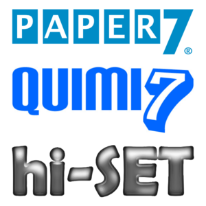 Imagem da Paper7, Quimi7 e Hi-Set - As nossas marcas