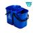 FOX- 8+6LT DOUBLE BUCKET WITH SQUEEZER-BLUE COLOUR
