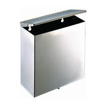 SATIN FINISHED STAINLESS STEEL HYGIENIC BIN