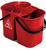 FOX- 8+6 LT DOUBLE BUCKET WITH SQUEEZER-RED COLOUR